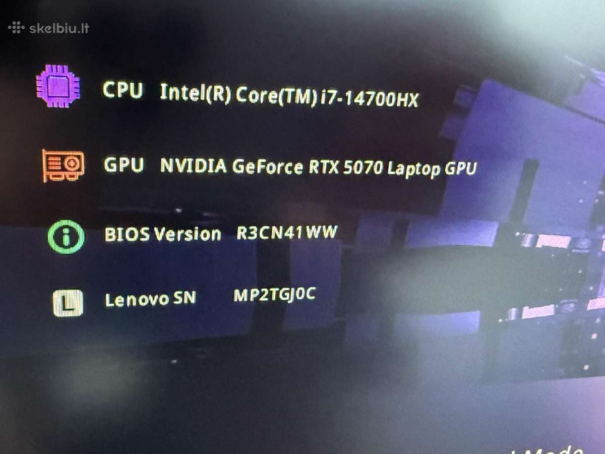 Lenovo Loq 17 Rtx5070 - nuotraukos Nr. 2