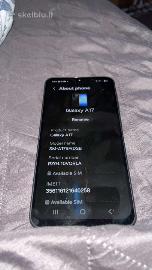 Samsung Galaxy A17 - nuotraukos Nr. 2