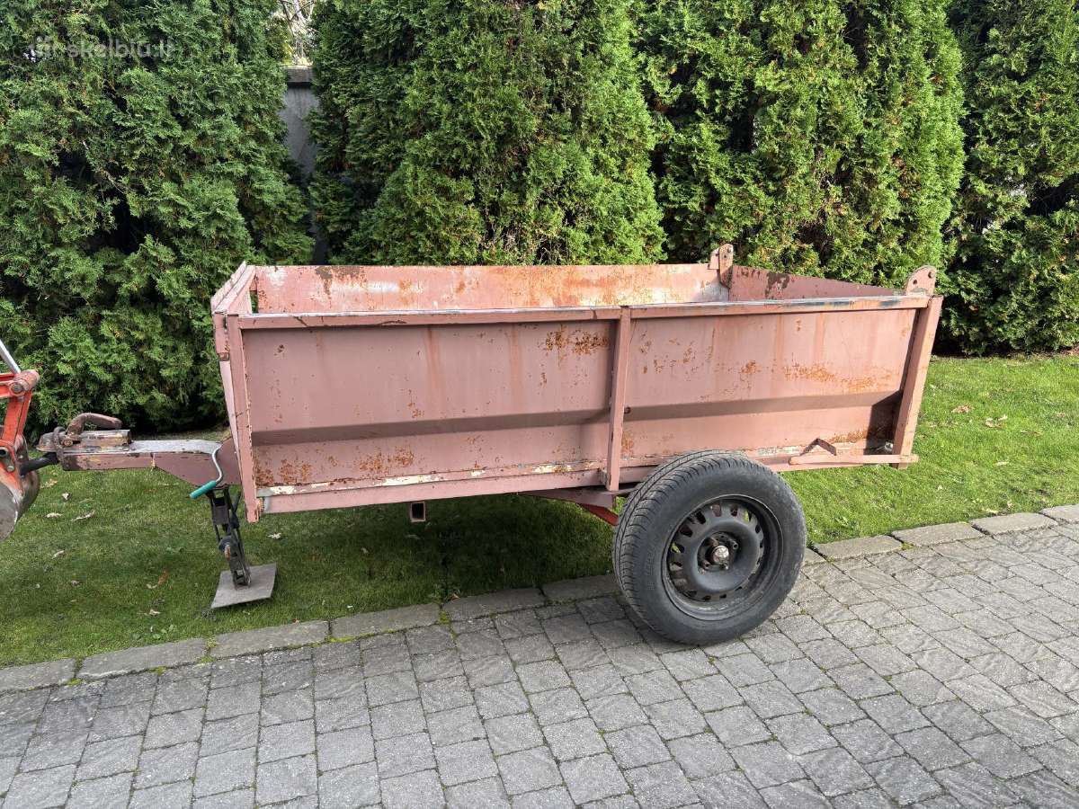 Savos gamybos mini traktoriuko priekaba - nuotraukos Nr. 2