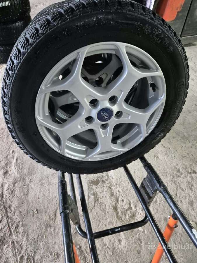 Ford r16 diskai su zieminem padangom - nuotraukos Nr. 2