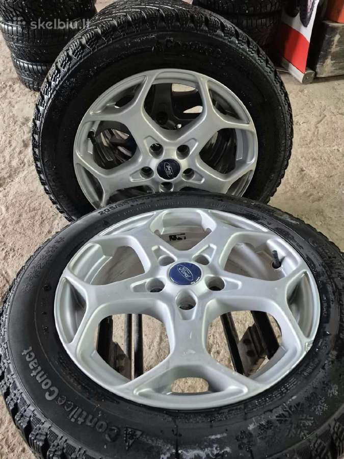 Ford r16 diskai su zieminem padangom - nuotraukos Nr. 3