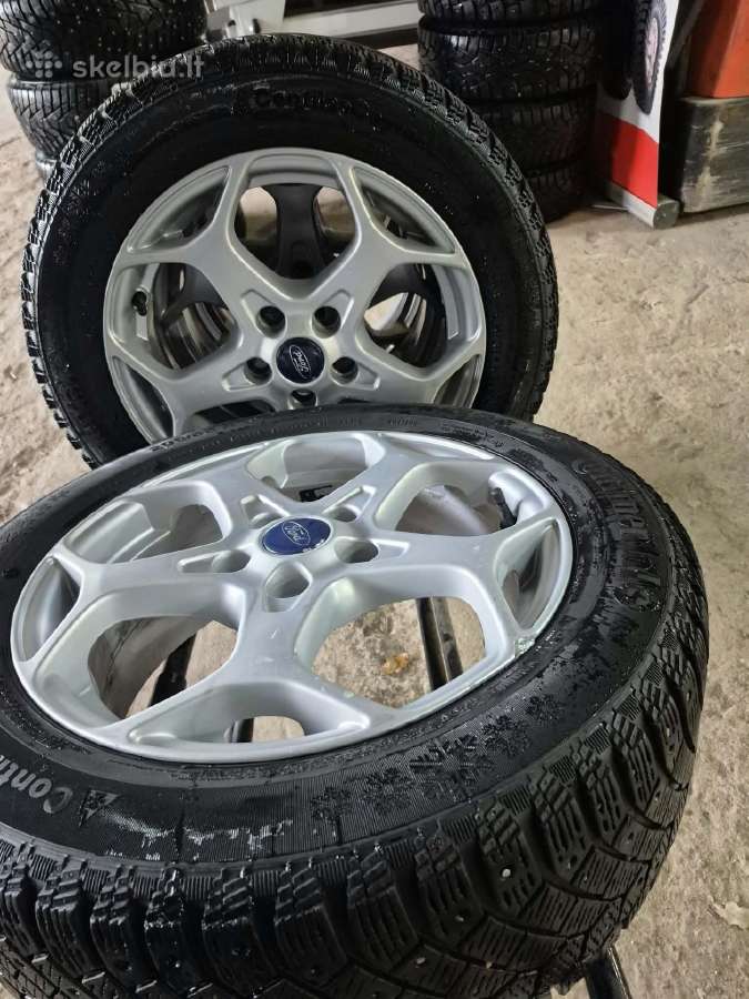 Ford r16 diskai su zieminem padangom - nuotraukos Nr. 4