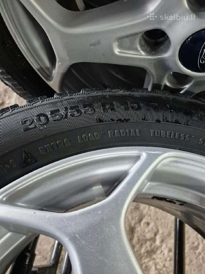 Ford r16 diskai su zieminem padangom - nuotraukos Nr. 6