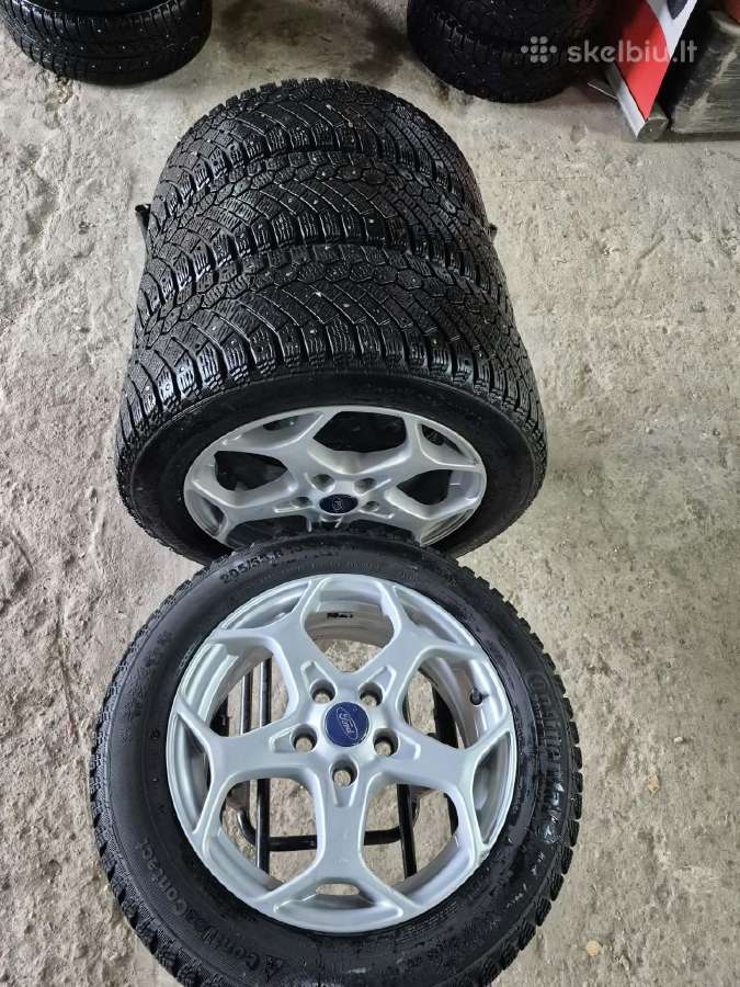 Ford r16 diskai su zieminem padangom - nuotraukos Nr. 8