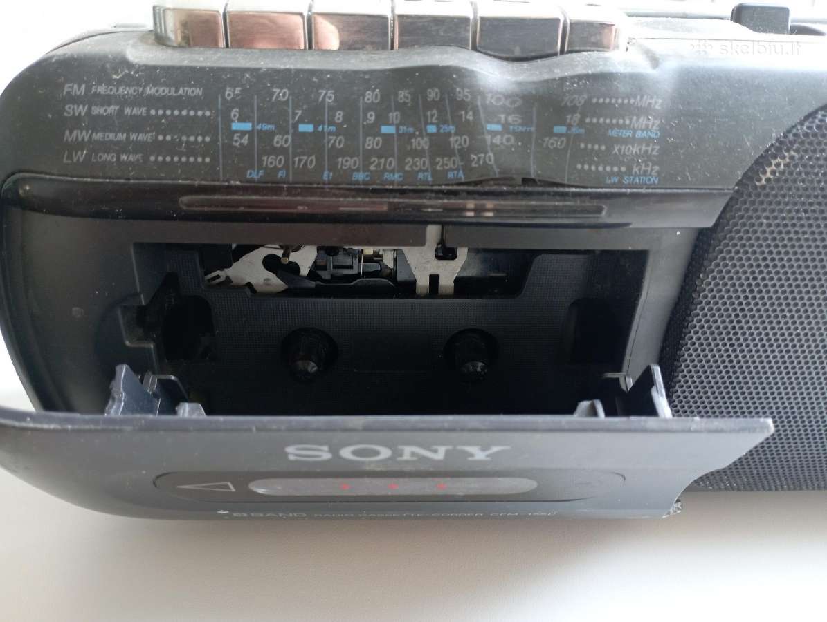 Retro magnetola Sony Cfm-155l - nuotraukos Nr. 6