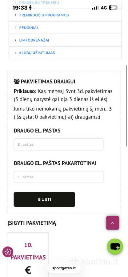 Sportgates metinė narystė – likę +-9mėn. - nuotraukos Nr. 2
