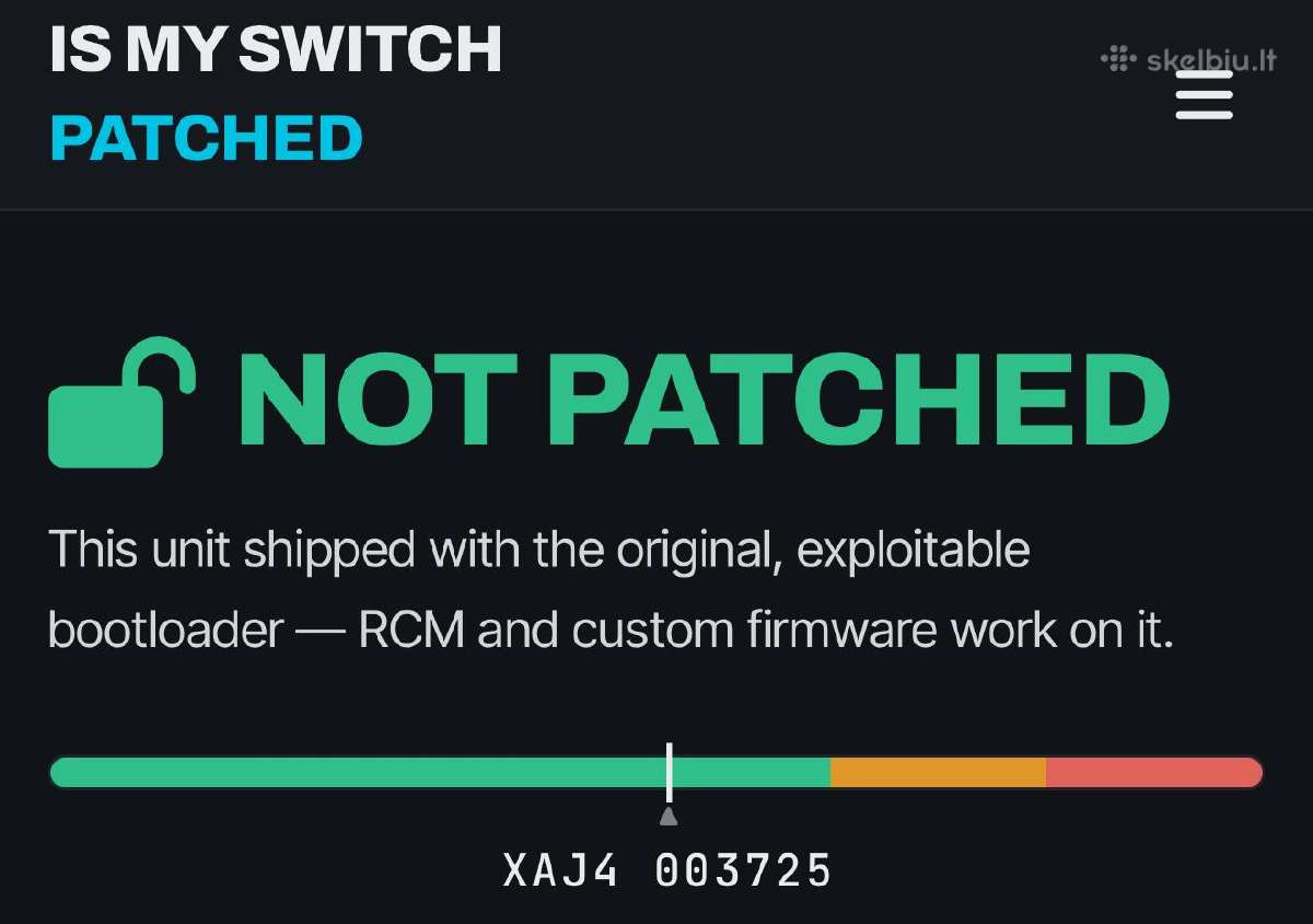 Not patched! Nintendo Switch V1 32gb Nsw Grey - nuotraukos Nr. 10