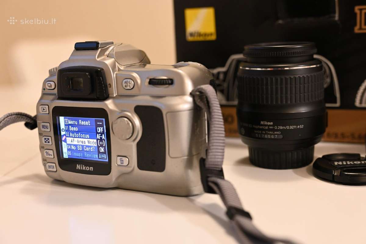 Nikon D50 su 2 Nikkor objektyvais 18-55 ir 55-200 - nuotraukos Nr. 6