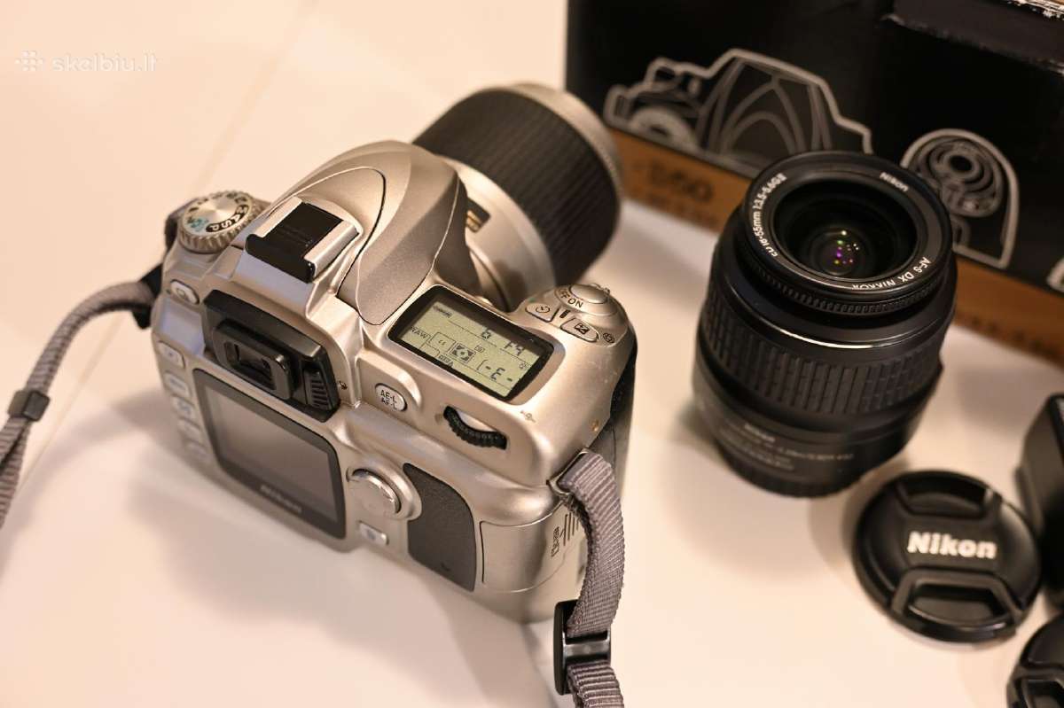 Nikon D50 su 2 Nikkor objektyvais 18-55 ir 55-200 - nuotraukos Nr. 8