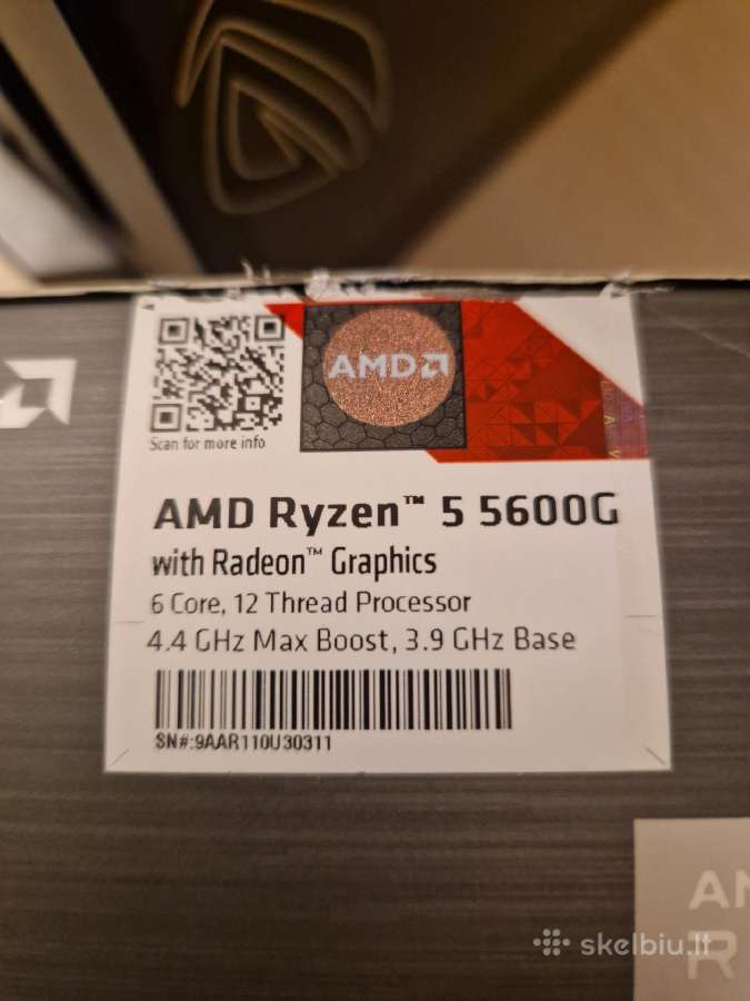 Amd Ryzen 5 5600g su integruota grafika - nuotraukos Nr. 2