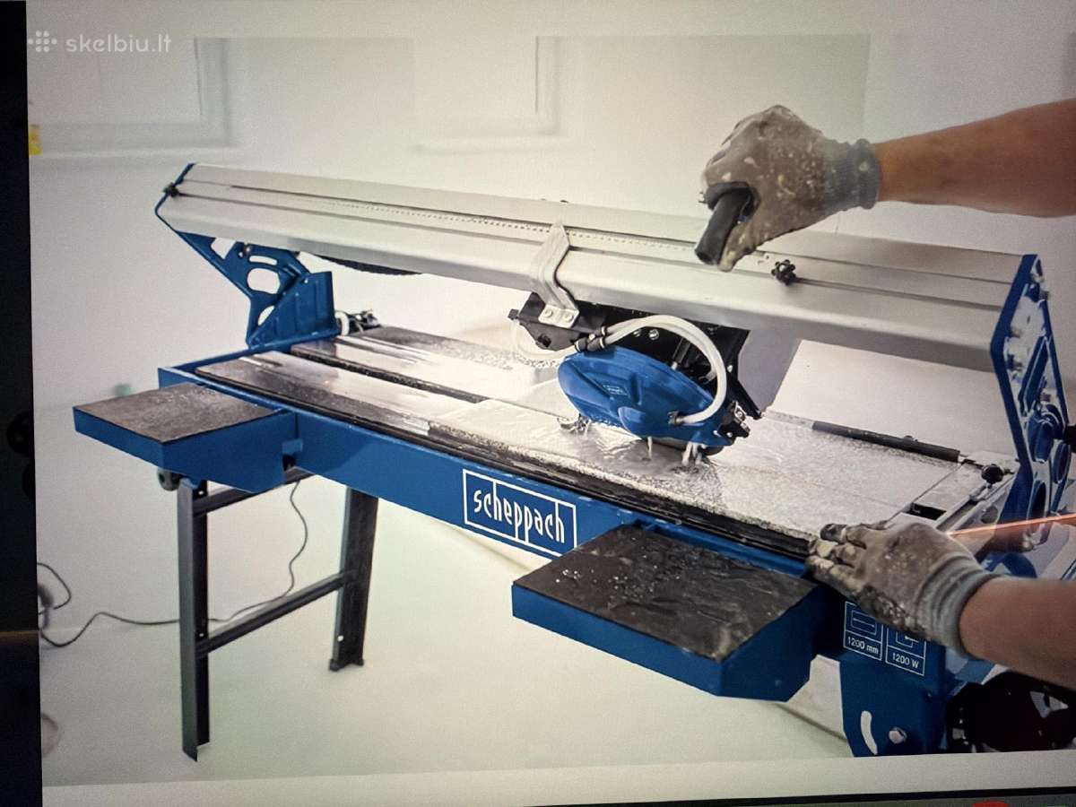 Plytelių pjovimo staklės Scheppach Fs4700 1200 mm - nuotraukos Nr. 5