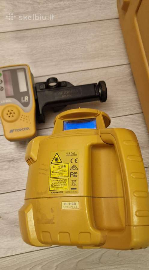 Topcon rotacinis lazerinis nivelyras - nuotraukos Nr. 3