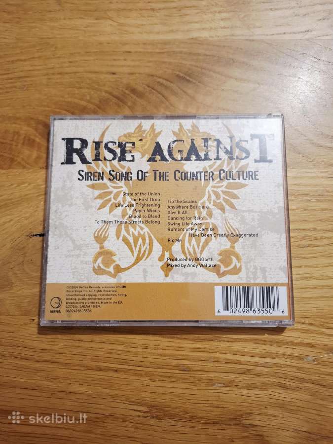 Rise Against – Siren Song (CD albumas) - nuotraukos Nr. 4