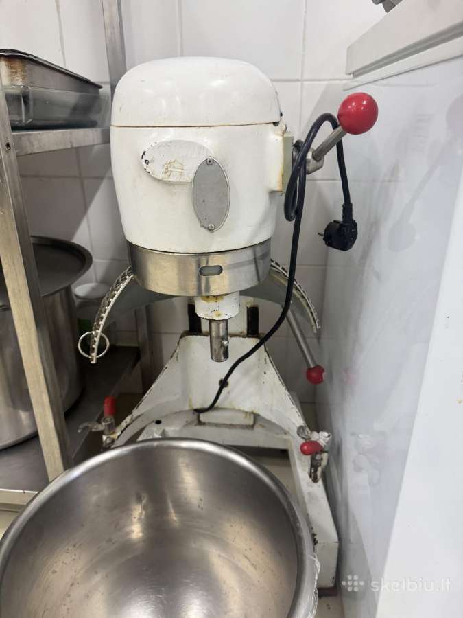 Profesionalus Pizzagroup Pl20 maišytuvas 20l - nuotraukos Nr. 3