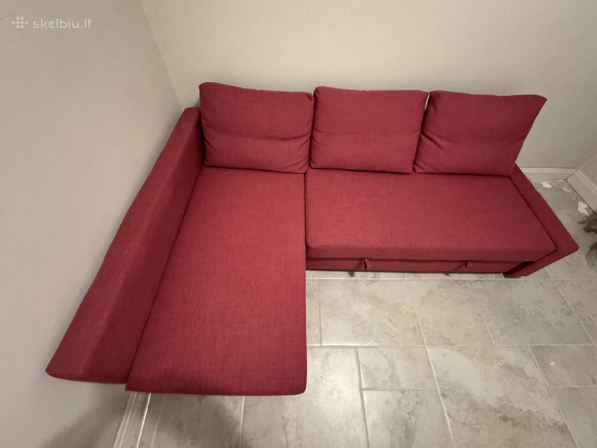 Išskleidžiama sofa - lova su patalynės dėže - nuotraukos Nr. 3