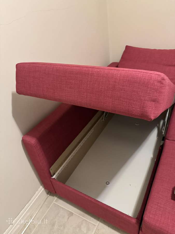 Išskleidžiama sofa - lova su patalynės dėže - nuotraukos Nr. 6