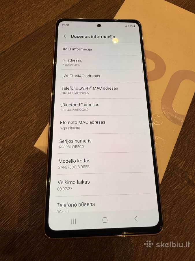 Samsung S20 Fe - nuotraukos Nr. 7