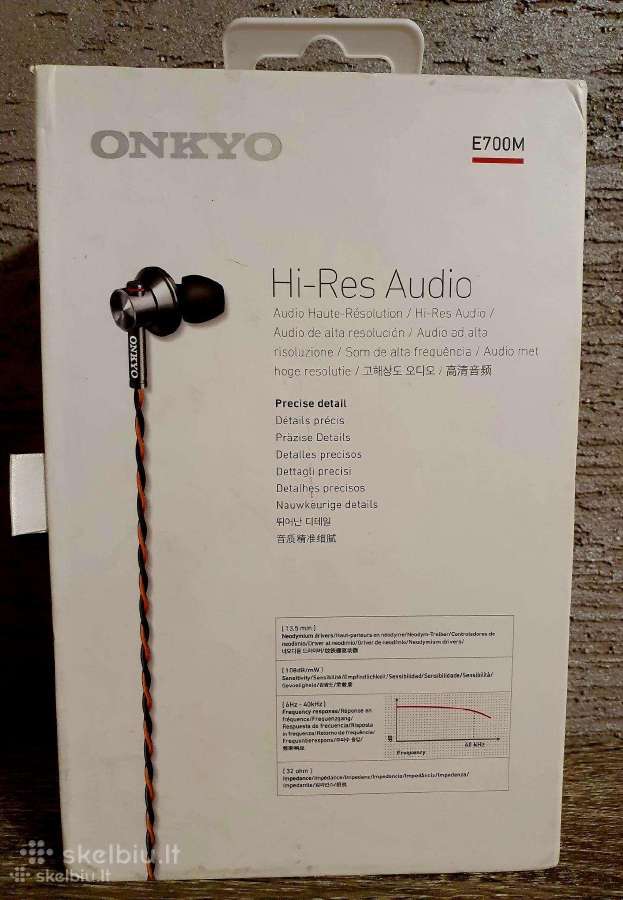 Onkyo ausinės nenaudotos - nuotraukos Nr. 3