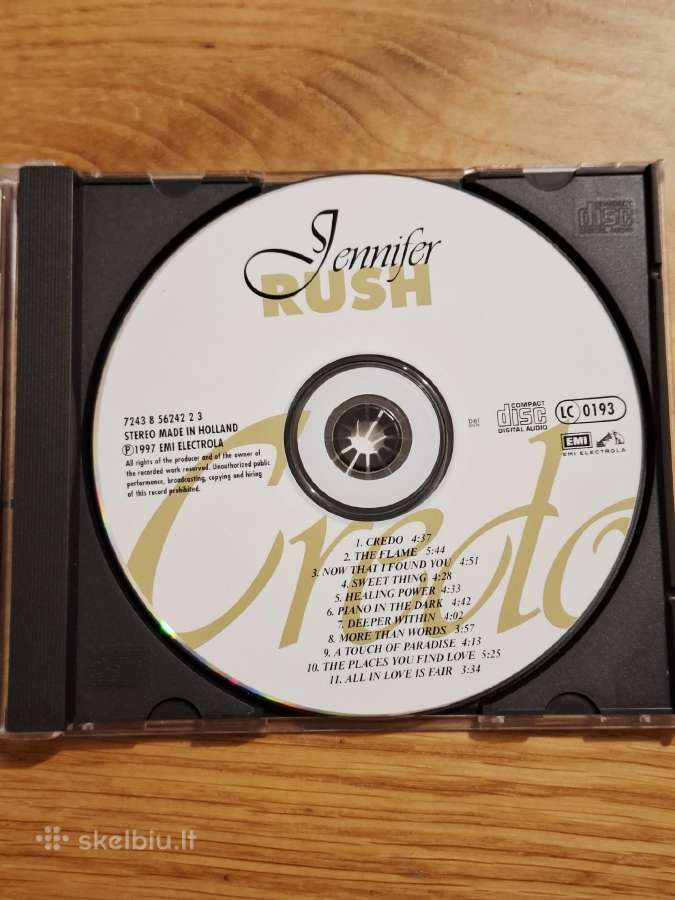 Jennifer Rush – Credo (CD albumas) - nuotraukos Nr. 2