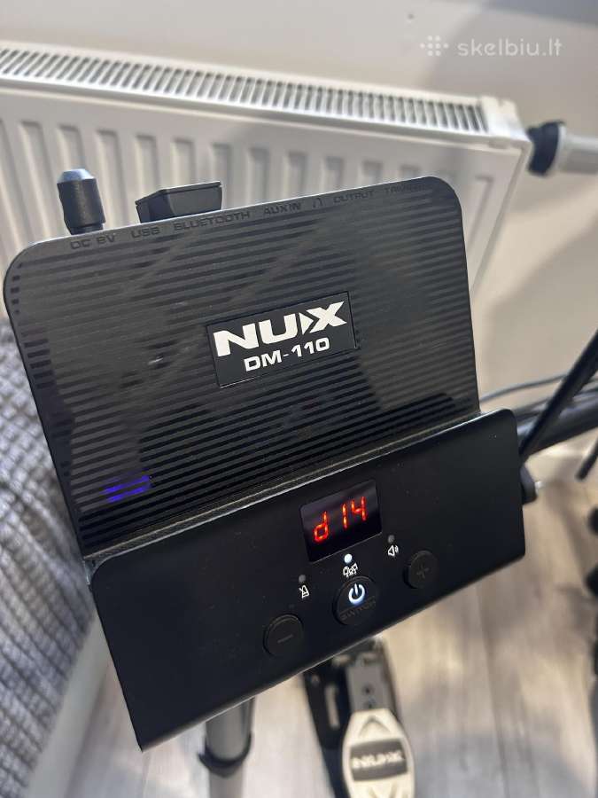 Mažai naudoti elektroniniai būgnai Nux Dm-110 (su - nuotraukos Nr. 2