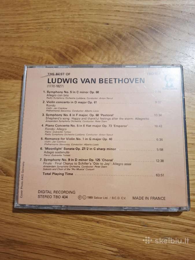 The Best of Ludwig van Beethoven CD albumas - nuotraukos Nr. 5