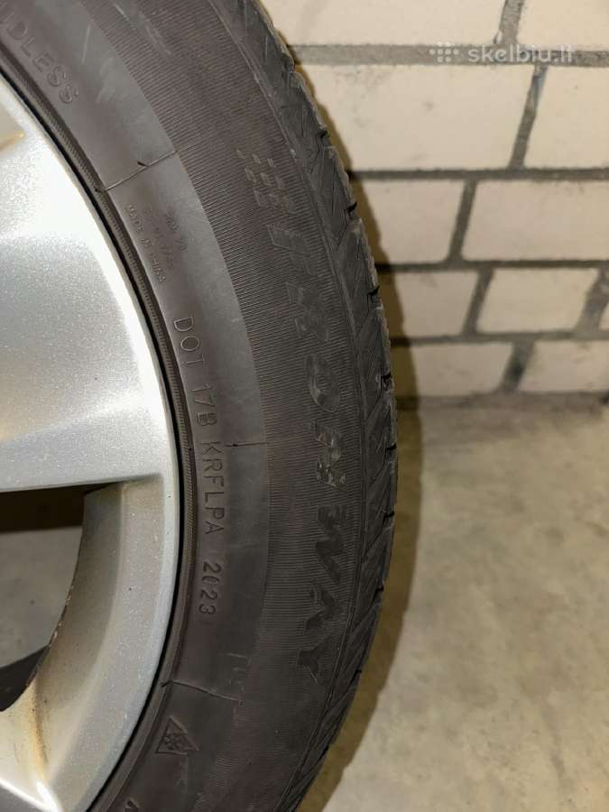 R17 Bmw ratlankiai su žieminėmis padangomis - nuotraukos Nr. 4
