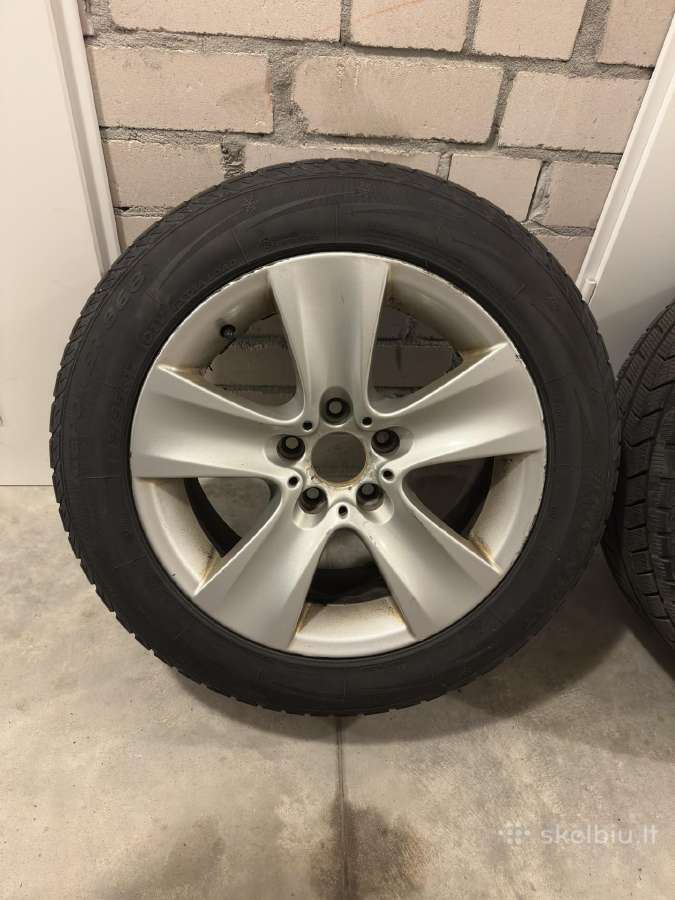 R17 Bmw ratlankiai su žieminėmis padangomis - nuotraukos Nr. 6