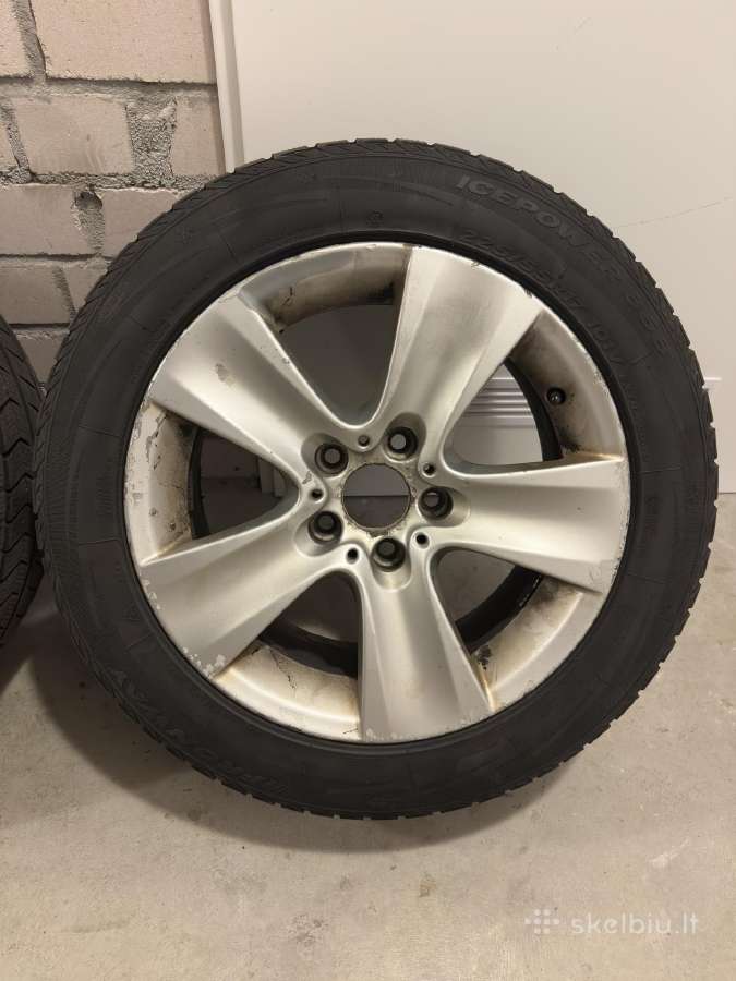 R17 Bmw ratlankiai su žieminėmis padangomis - nuotraukos Nr. 9