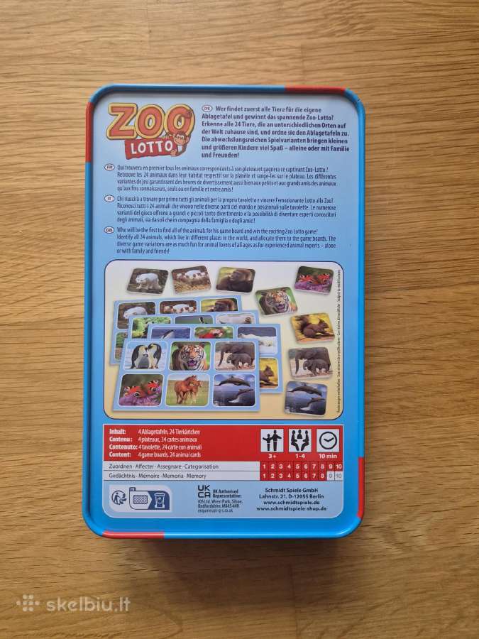 Stalo žaidimas Zoo lotto - nuotraukos Nr. 2