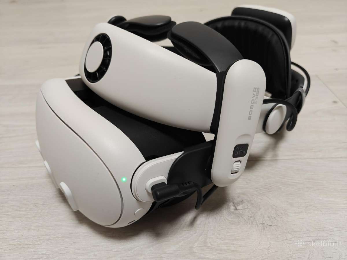 Oculus Meta Quest 3 + Bobo Vr S3 pro - nuotraukos Nr. 4