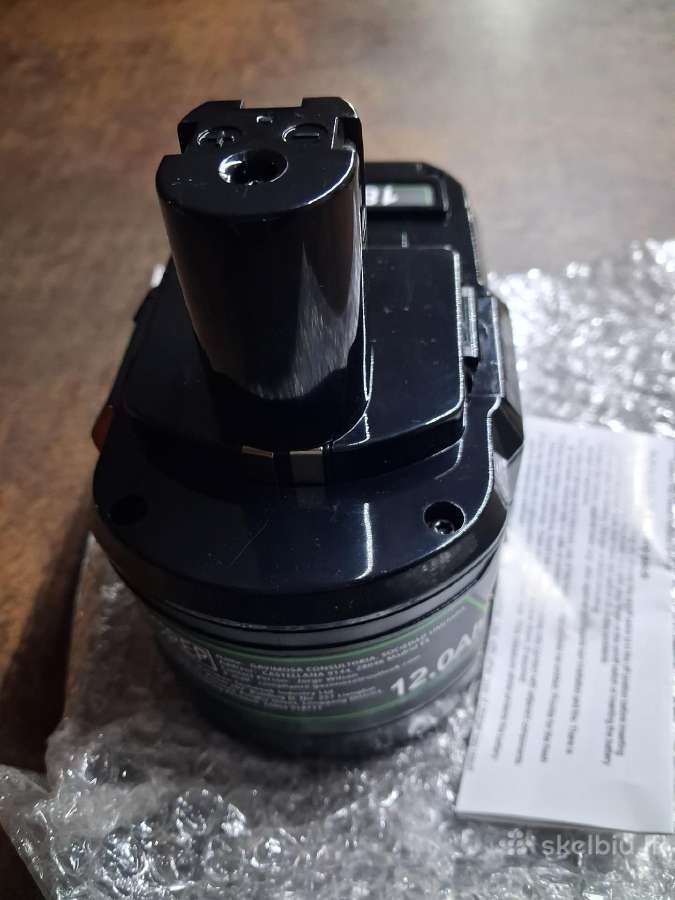 Ryobi akumuliatorius 18 V P109 12ah - nuotraukos Nr. 2