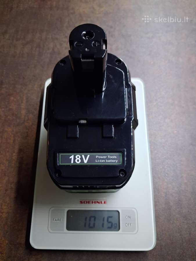 Ryobi akumuliatorius 18 V P109 12ah - nuotraukos Nr. 4