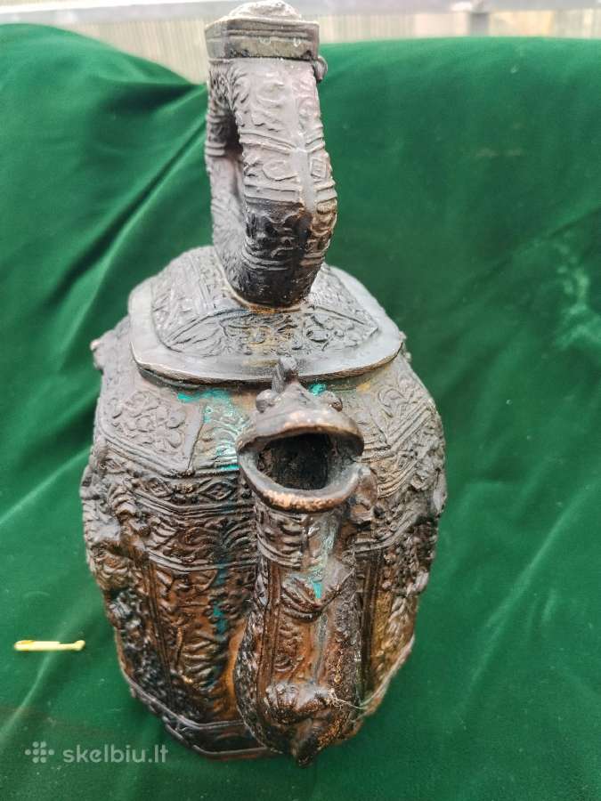Vintažinis Borneo regiono virdulys (Kiri) - nuotraukos Nr. 3