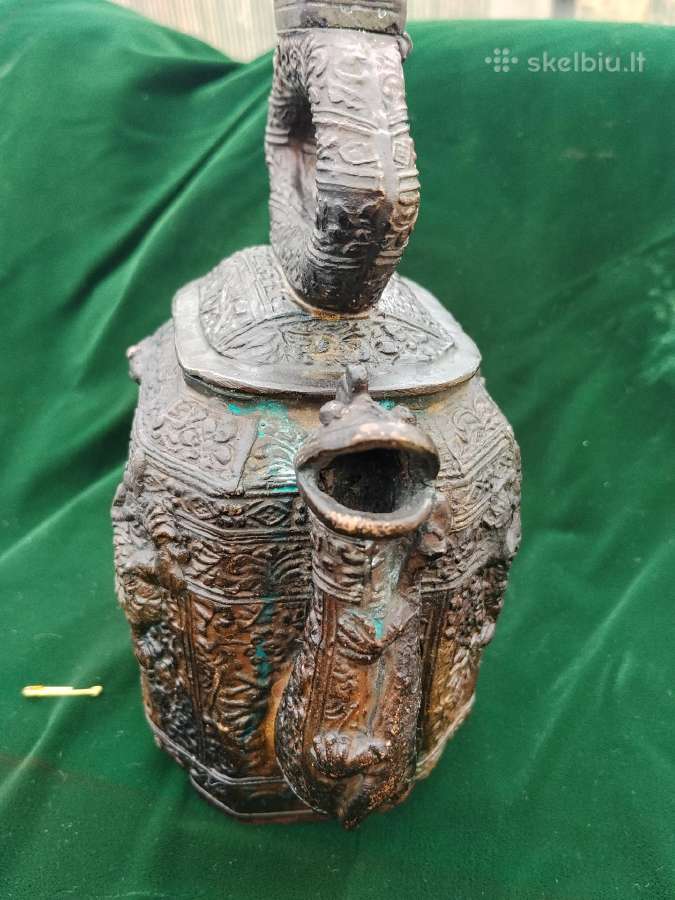 Vintažinis Borneo regiono virdulys (Kiri) - nuotraukos Nr. 4
