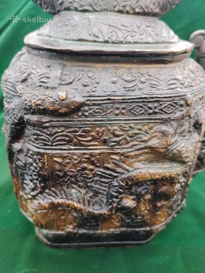 Vintažinis Borneo regiono virdulys (Kiri) - nuotraukos Nr. 6