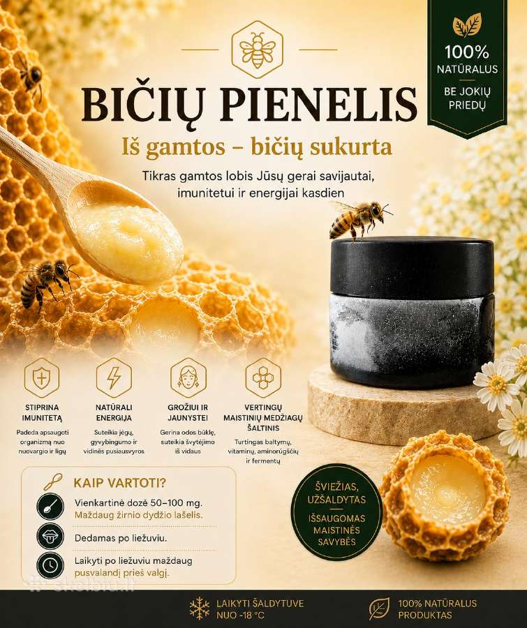 Medus, bičių pienelis, bičių duonelė - nuotraukos Nr. 3