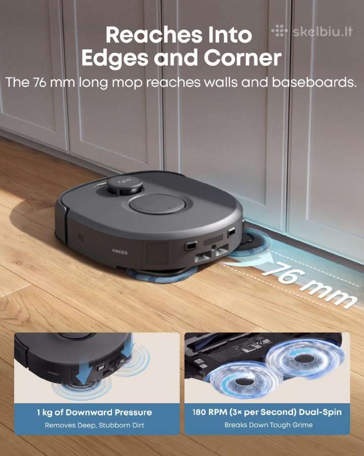 Parduodu visiškai naują Anker eufy C30 Edge Robot - nuotraukos Nr. 4