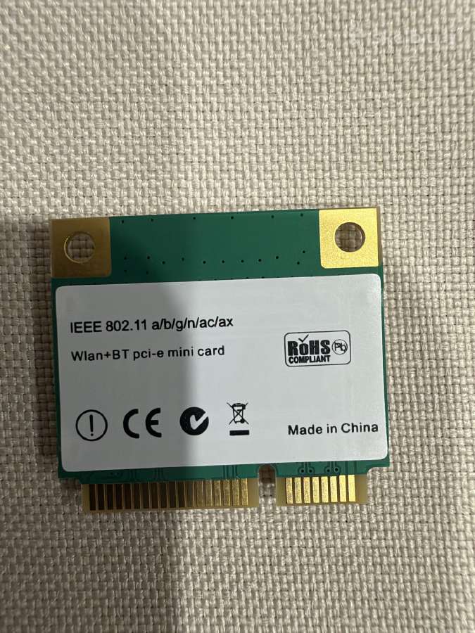 Wi-fi 6e + Bluetooth 5.3 + Mini Pci-e - nuotraukos Nr. 2