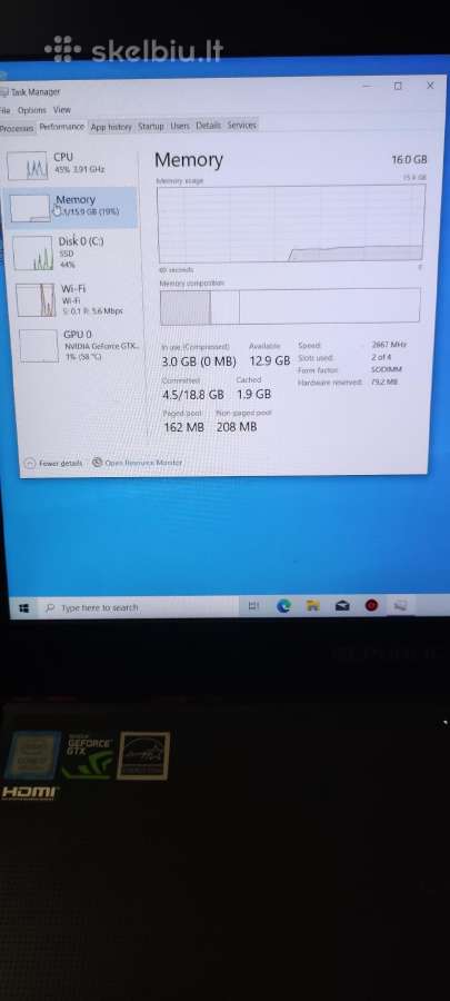 Asus Zephyrus Gx501gi - nuotraukos Nr. 15