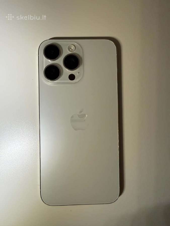 iPhone 15 Pro Max, 256 GB, White Titanium - nuotraukos Nr. 2