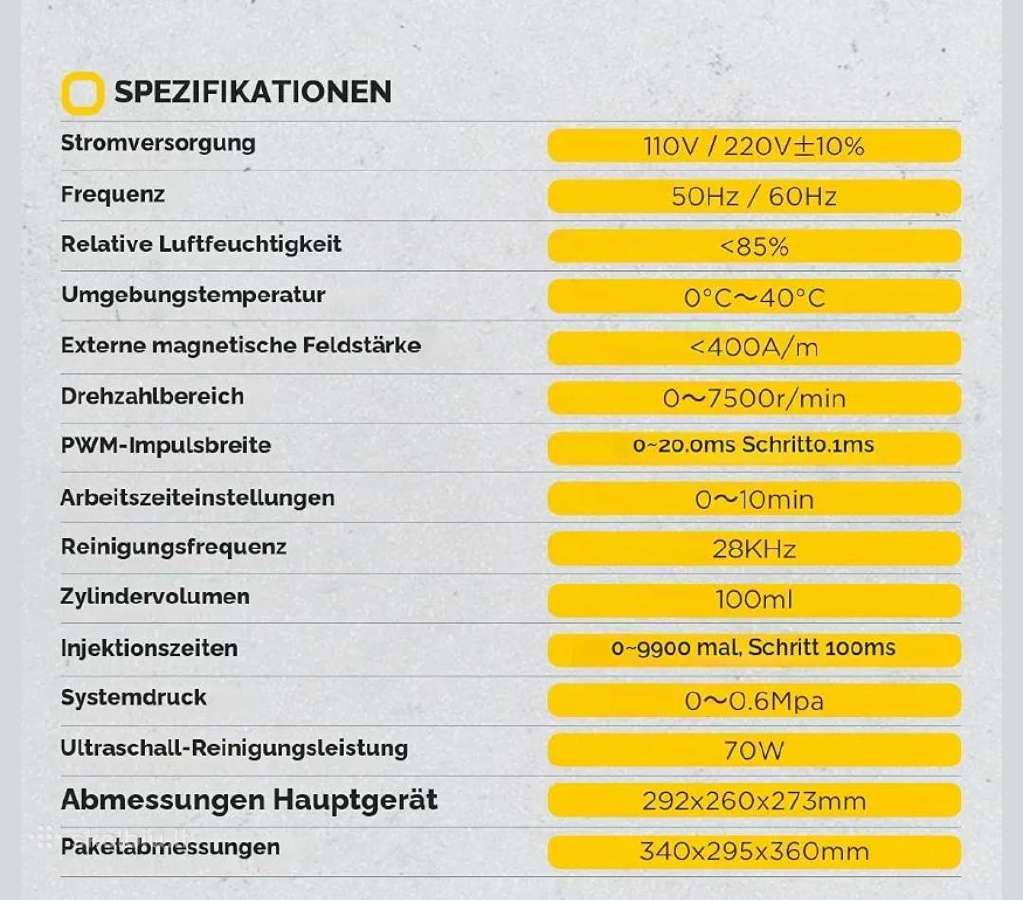 Kuro įpurškimo testeris,purkštukų valymo įrenginis - nuotraukos Nr. 4