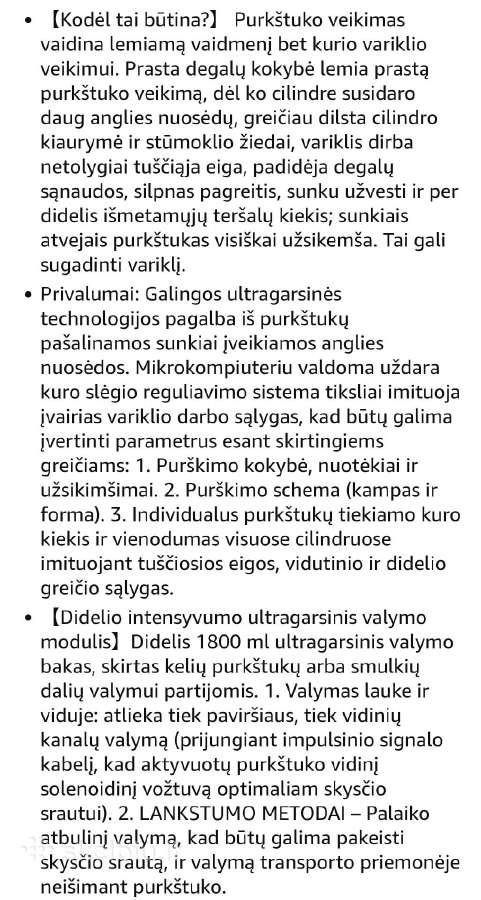Kuro įpurškimo testeris,purkštukų valymo įrenginis - nuotraukos Nr. 5