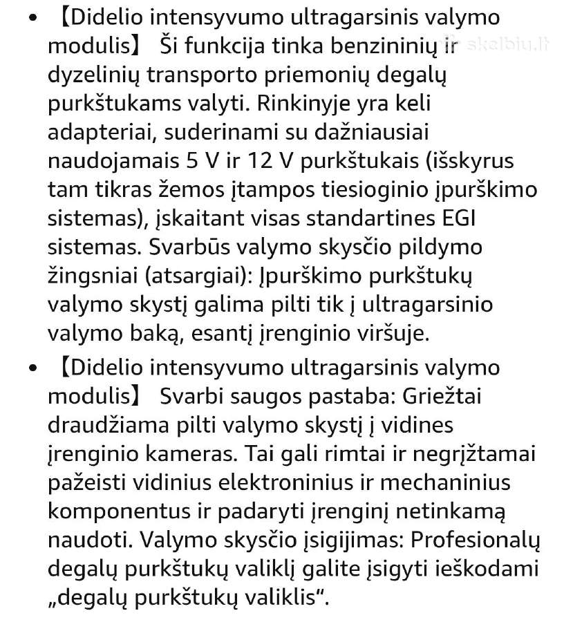 Kuro įpurškimo testeris,purkštukų valymo įrenginis - nuotraukos Nr. 6