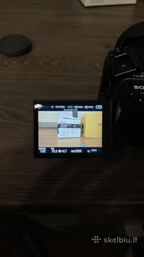 Parduodu Sony Fx30 Aps-c setupą - nuotraukos Nr. 4