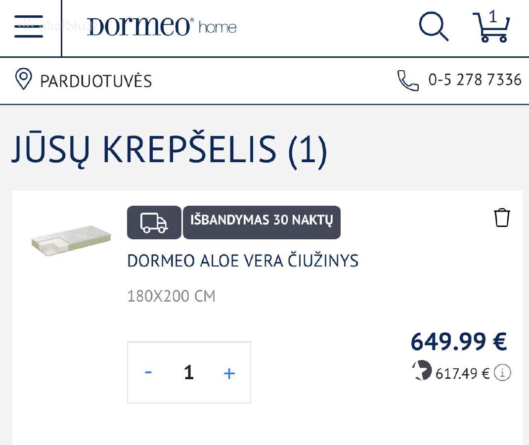 Geros bukles Malm lova su Dormeo čužinių - nuotraukos Nr. 4