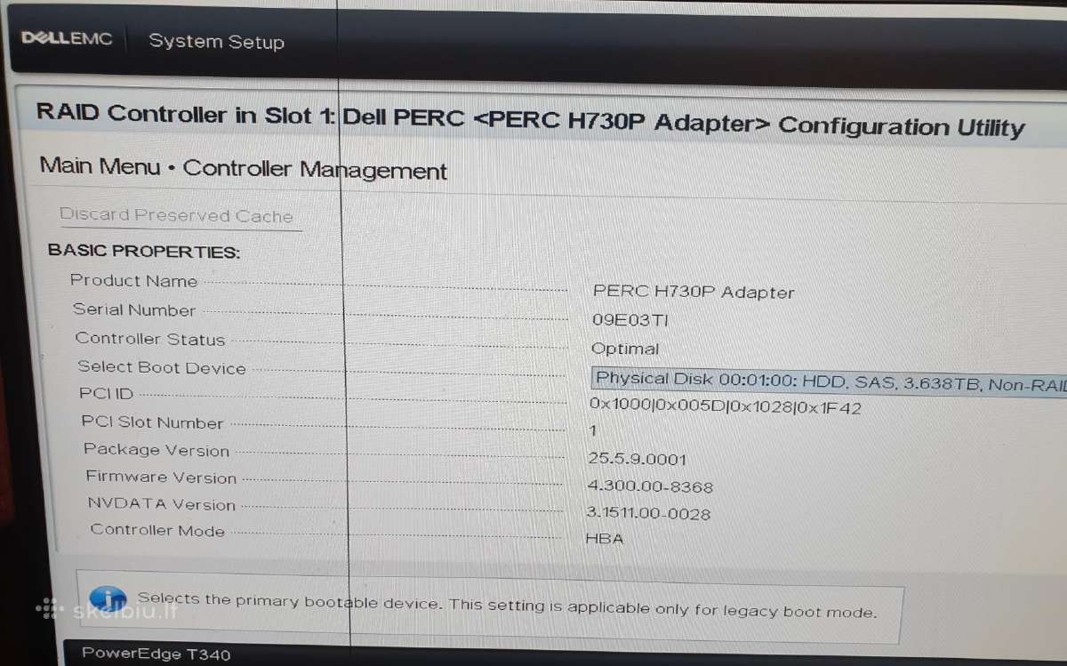 Dell 0xyhwn Perc H730p Pcie Raid kontroleris - nuotraukos Nr. 4