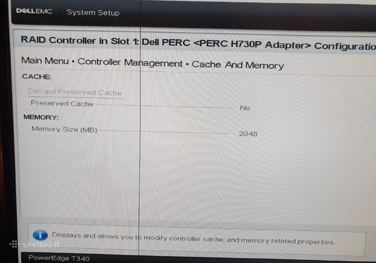 Dell 0xyhwn Perc H730p Pcie Raid kontroleris - nuotraukos Nr. 5