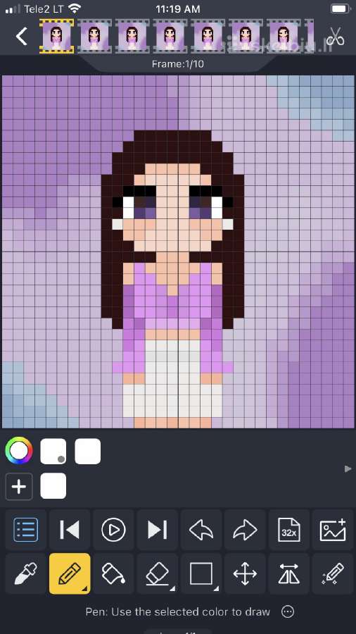 Galinga Pixelart bluetooth microsd kolonele - nuotraukos Nr. 3