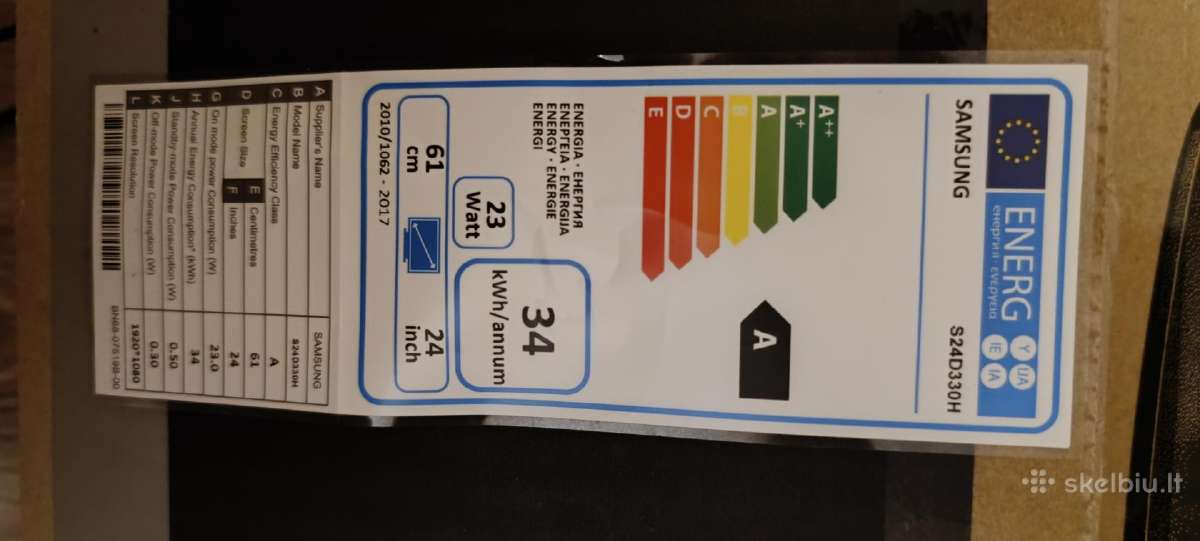 Puikus 24" Samsung LED monitorius - nuotraukos Nr. 5