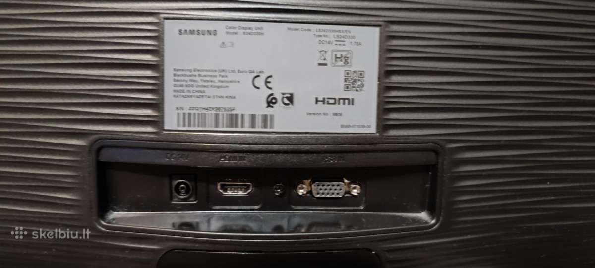 Puikus 24" Samsung LED monitorius - nuotraukos Nr. 6